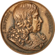 France, Medal, Colbert