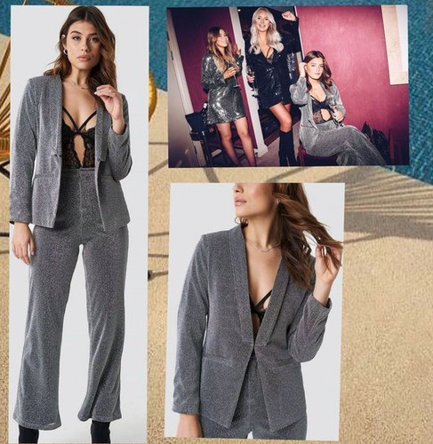 Y2k glam cocktail blazer - glam,