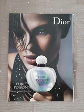 Publicité papier Parfum. Perfume Ad  C. Dior pure Poison de 2004 Ang