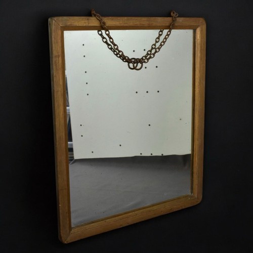 Miroir ancien rectangulaire - , en