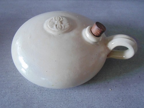 Ancienne bouillotte terre - bouillotte, en