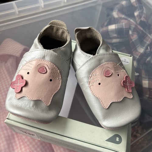 Bobux soft sole silver - bobux,