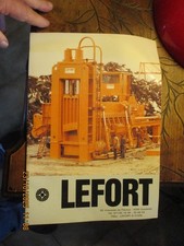 Matériel Travaux Public Ancienne Cisaille de Ferrailleur LEFORT Gosselies 1985