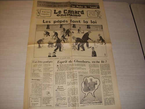 Canard enchaine 2436 - canard,