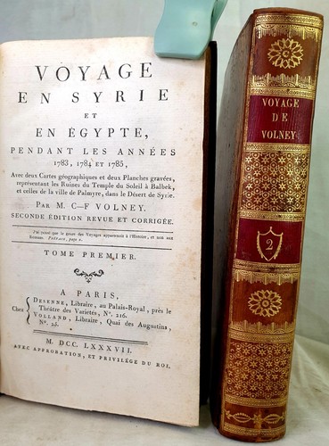 Livre ancien 1787 volney - ancien,