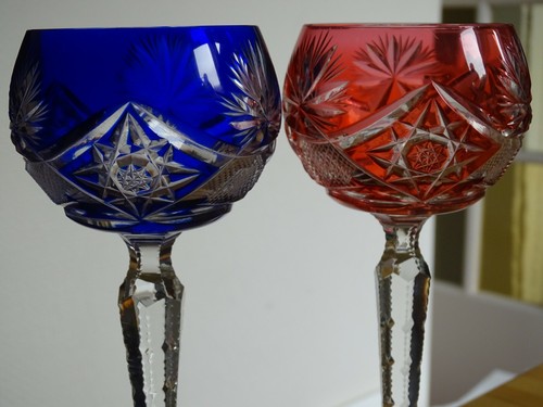 Anciens verres vin du rhin - vin,