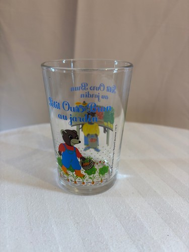 Verre moutarde petit ours - moutarde,