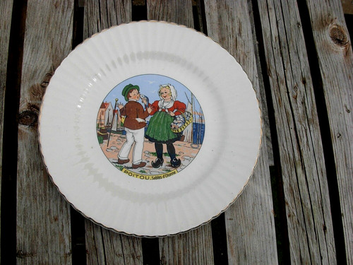 Assiette ancienne digoin - assiette,