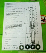 Montesa Cota 348 349 Betor Amortisseur Arrière Kit de Joints P/N 5140.035 NOS