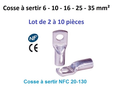 Cosse sertir 10 ou 16 - sertir,