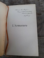livre ancien L armature Paul Hervieu Leon Bourgeois dédicacé