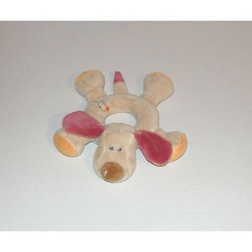 Doudou chien hochet - chien,
