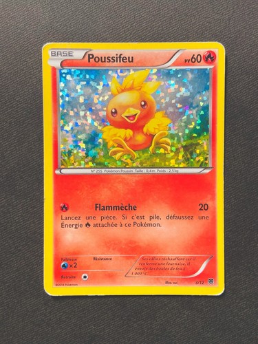 Carte pokémon poussifeu 12 - poussifeu, 3/12