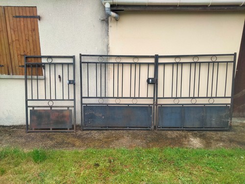 Portail vanteaux portillon - portail, 2