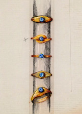 Gouaché Joaillerie 1950'