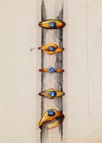 Gouaché joaillerie 1950 - gouaché,