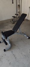 Musculation Home Gym - Banc, poulie, barres et poids (très bon état)