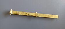 XIX Compas BRONZE Cordonnier Bottier A coulisse Instrument de Mesure "Pédimètre"