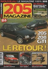 205 MAGAZINE 4 PEUGEOT 205 GTI