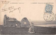 CPA 50 CARTERET RUINES DE LA VIEILLE EGLISE (cliché pas courant