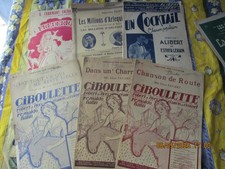 LOT DE 12 PARTITIONS DE MUSIQUE ANCIENNES CIBOULETTE ++ +CZERNY+ VALSES STRAUSS