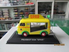 PEUGEOT D3A . SPAR . 1/43 .ALTAYA. BOITE VITRINE