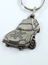 PORTE-CLES - CITROËN CX Ambulance - Métal 2D Vintage 1980s - Six Fours -