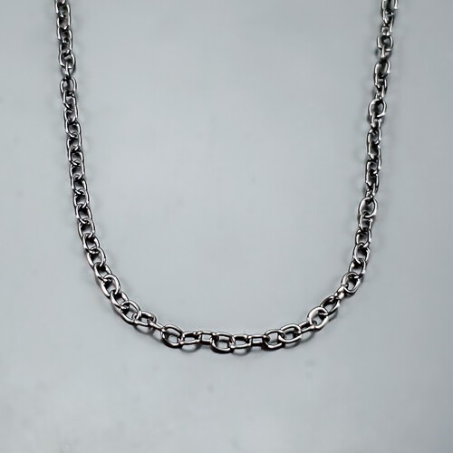 Collier chaîne argent - en,