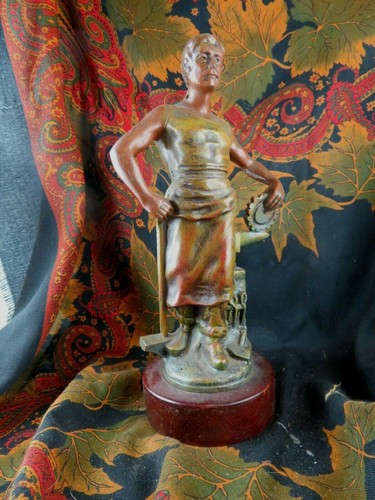 Ancienne statue sculpture - statue, en