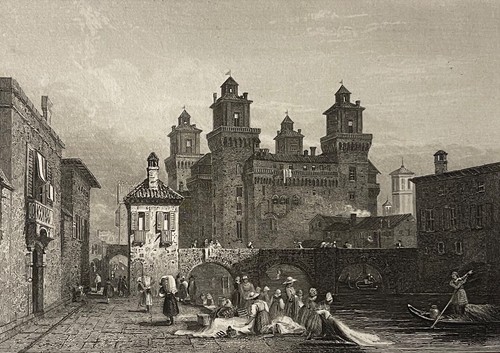 Ferrare ferrara gravure - ferrara, par