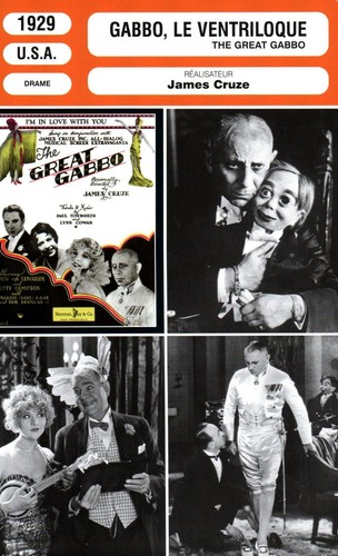 Fiche cinéma james cruze - -,