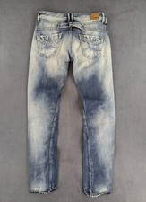Jean Slim Coutures Tournantes Pepe Jeans Femme W27 L34 Bleu Lightwash Bleach Was