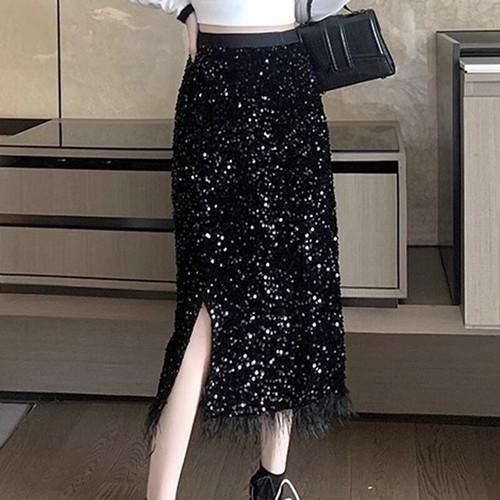 Femme midi velours jupes - femme,
