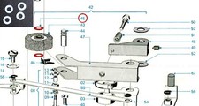 Rondelles teflon axe - 4, d'axe
