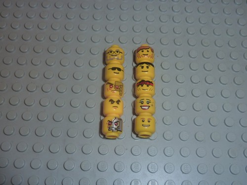 Lego têtes minifigure - têtes,