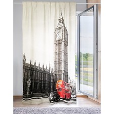 TENTE LONDON BUS anglais cm.160x300 emballé MADE in ITALY lin mélange