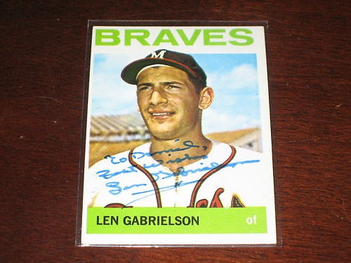 Len gabrielson signed - gabrielson,
