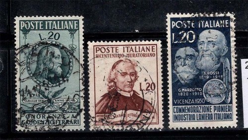 Italie 1950 sass - 1950, 622,625,628