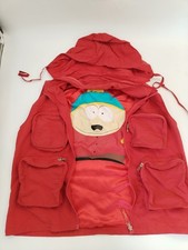 JCDC Castelbaljac X South Park Pluie Veste Imperméable Sans Manches Rouge 40