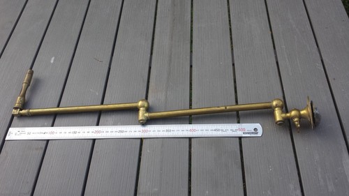 Ancienne lampe bec gaz - de, en