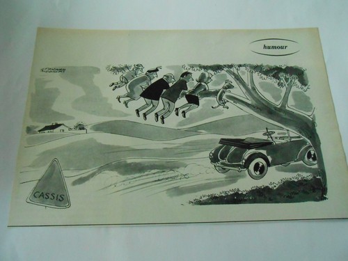 Humour presse 1966 voiture - presse,