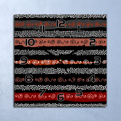 Horloge murale design verre - design, en