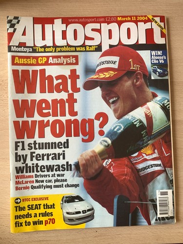 Autosport magazine 2004 - autosport,