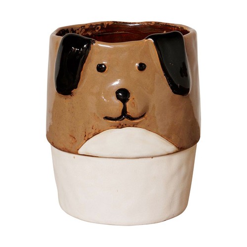 Cache pot sculpture - pot, en