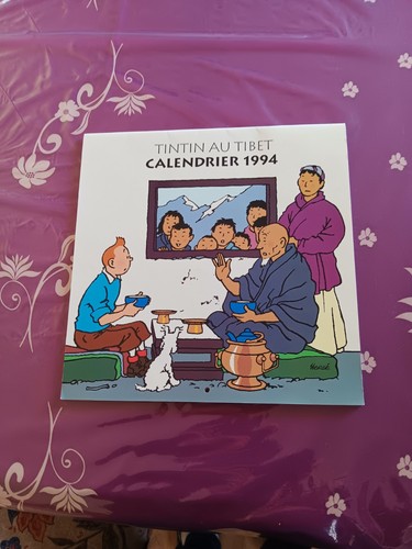 Tintin tibet calendrier - tintin, au