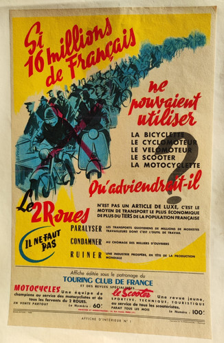 Affiche originale ancienne - , le