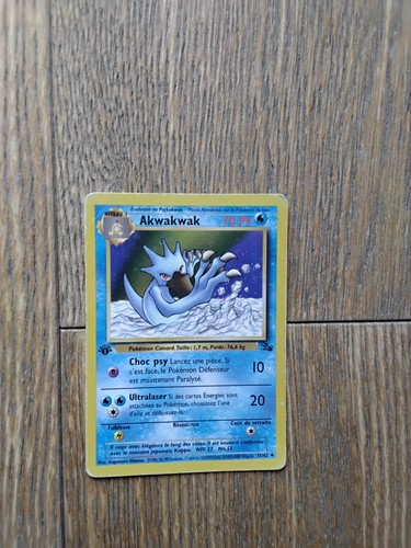 Carte pokemon akwakwak 62 - carte, 35/62