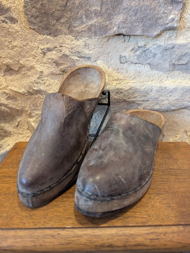 Ancienne paire sabot à - paire,