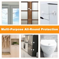 Kit Serrure de Sécurité Enfant pour Tiroir Réfrigérateur et Classeur Lot de