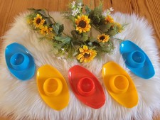 5 COQUETIERS PLASTIQUE COULEUR